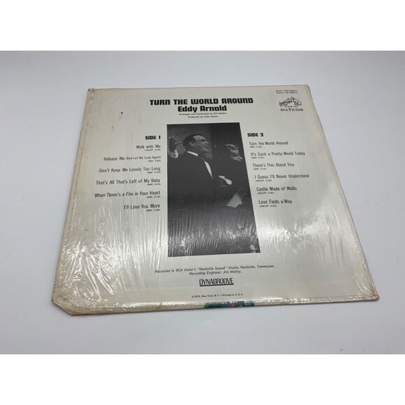 Eddy Arnold Turn the World Around Vinyl LP 1967 (RCA Victor LSP 3869) - Picture 2 of 7